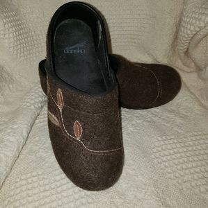 Dansko Brown Felt Shoes